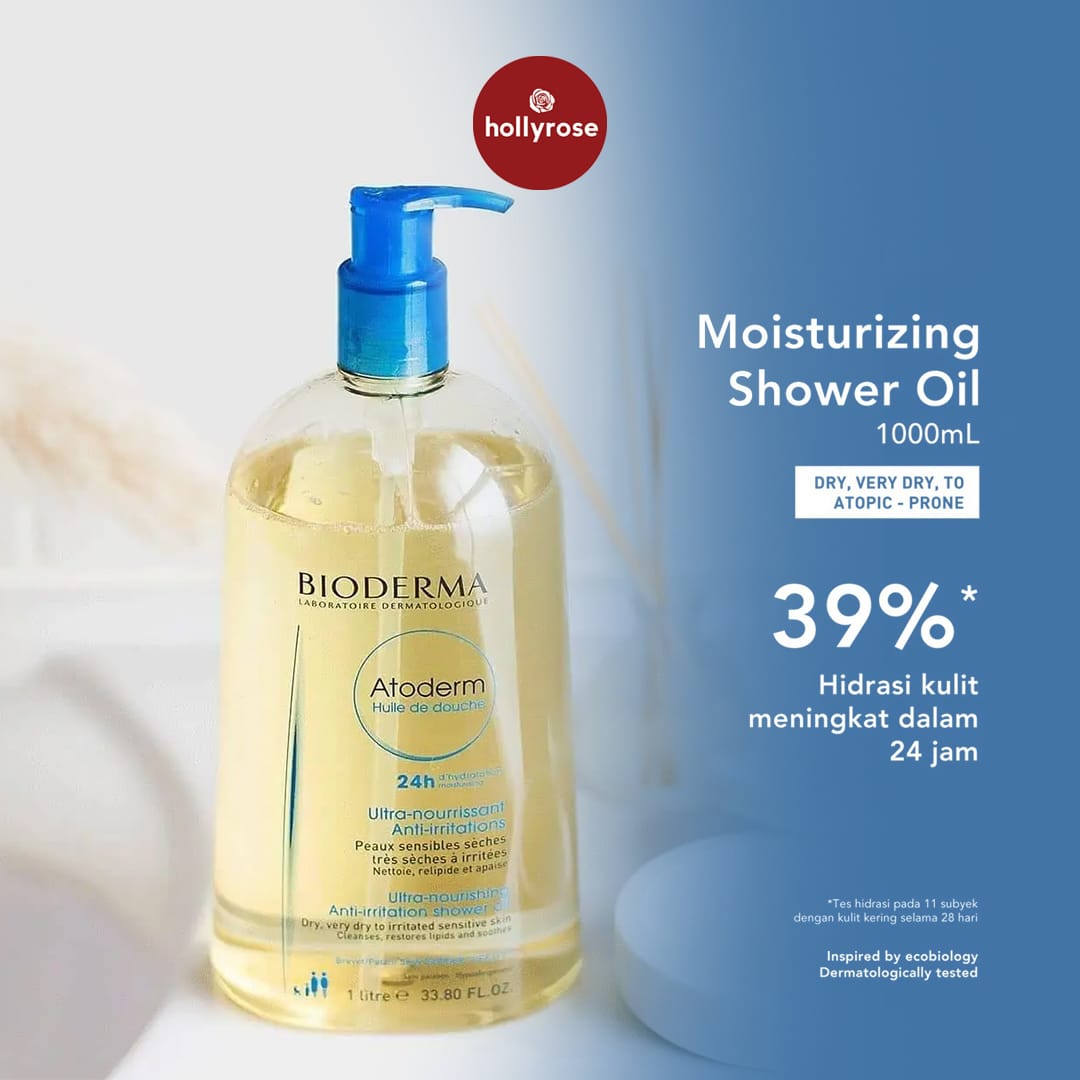 Bioderma Atoderm Huile De Douche, Ultra Nourishing Anti Irritation - 1liter