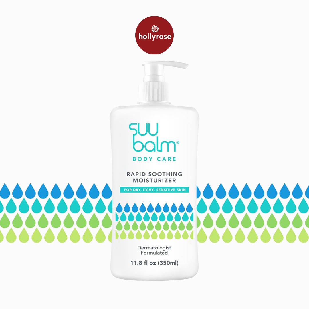 Suu Balm Rapid Itch Relief Moisturiser - for Dry, Sensitive Skin, Itchy - 350ml