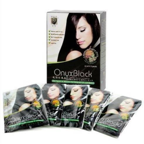 Maya Onyx Herbal Hair Colouring Essence - Black